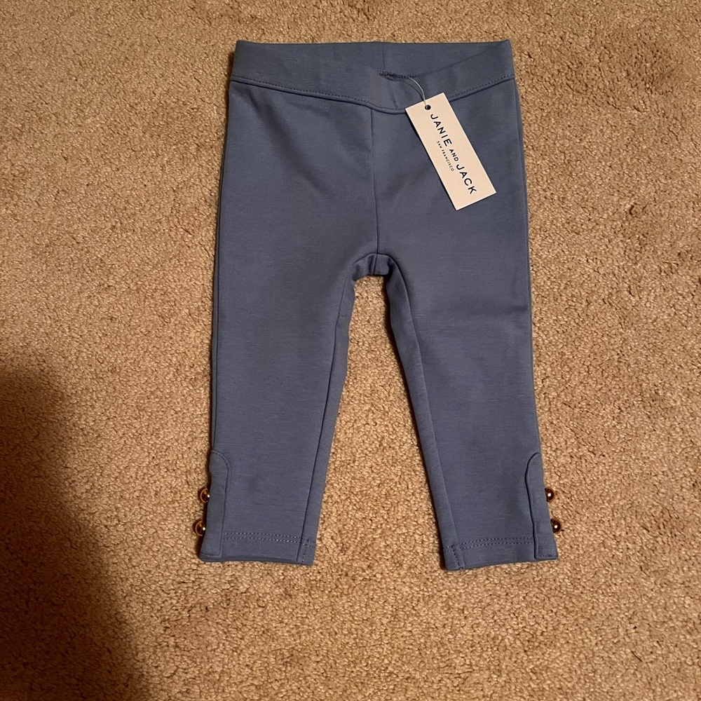 Janie and Jack baby girl leggings